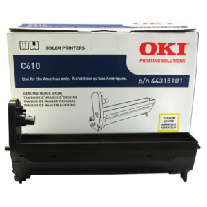 TAMBOR OKI 44315101 AMARILLO C6000 C610 SERIE C600