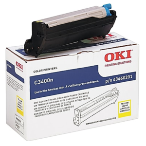 TAMBOR OKI 43460201 AMARILLO C3400N 15K SERIE MC300
