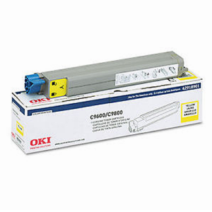 TONER OKI 42918901 AMARILLO C9600 15K SERIE C9000