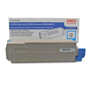 TONER OKI 43865719 CIAN C6150 6K SERIE C6000