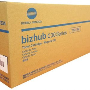 TONER MAGENTA MODELO TN-313M RENDIMIENTO 12K PARA KONICA MINOLTA BIZHUB bh C30P (A06V334)