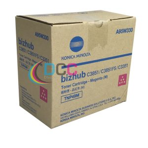 TONER MAGENTA MODELO TNP-49M RENDIMIENTO 12K PARA KONICA MINOLTA BIZHUB bh C3351 (A95W330)