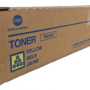 TONER YELLOW MODELO TN-216Y RENDIMIENTO 26K PARA KONICA MINOLTA BIZHUB bh C220 (A11G231)